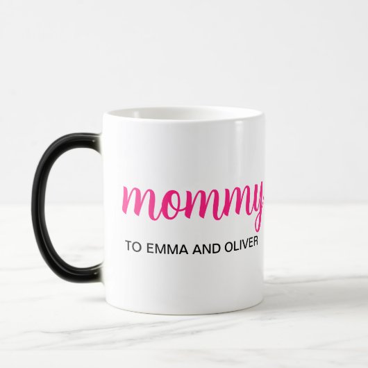 Personalized Mother's Day Gift Mug (Gauche)