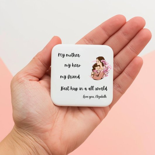 Personalized Mother's Day Mom's Hug Magnet Magneet