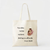Personalized Mother's Day Mom's Hug Tote Bag (Devant)