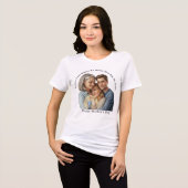 personalized mother's day photo  Tri-Blend shirt (Voorkant volledig)