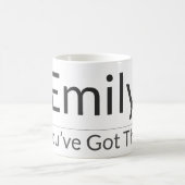 Personalized Motivational Mug – Custom Name & Affi (Centre)