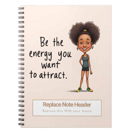 Personalized Motivational Notebook Notitieboek (Voorkant)