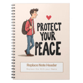 Personalized Motivational Notebook Notitieboek