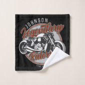 Personalized Motorcycle Legendary Rider Biker (Gant de toilette)