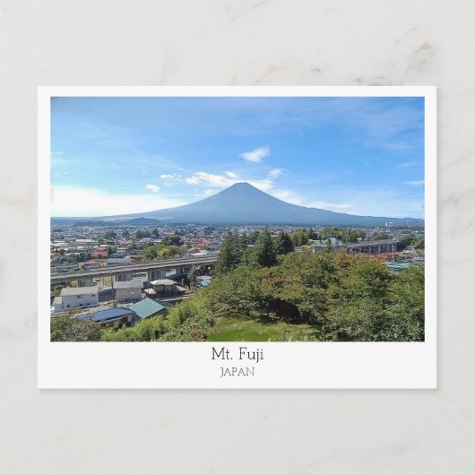 Personalized, Mount Fuji, Japan Briefkaart (Voorkant)