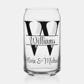Personalized Mr and Mrs Wedding Guest Favor Gift (Verso)