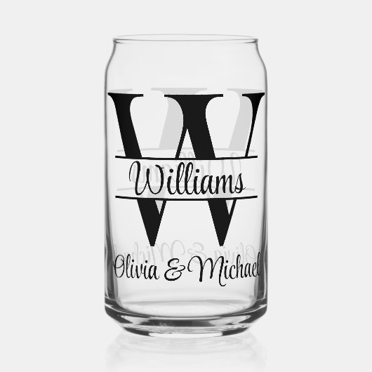 Personalized Mr and Mrs Wedding Guest Favor Gift (Verso)