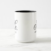Personalized Mr Name Combo Mug Custom Text Gift Mok (Midden)