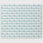 Personalized Mrs. Claus Wrapping Paper Cadeaupapier (Vlak)