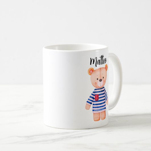 Personalized Mug Bear with Name (Devant droit)