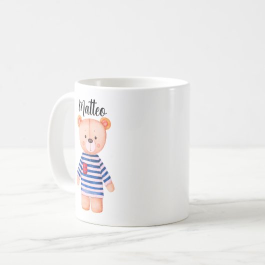 Personalized Mug Bear with Name (Devant gauche)
