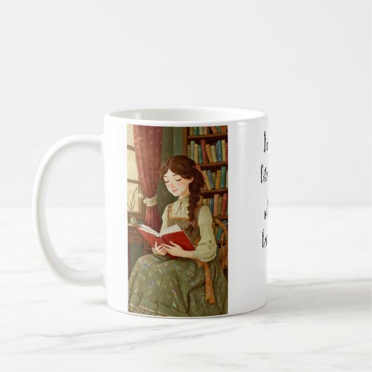 Personalized Mug "Literary Girl" (Gauche)