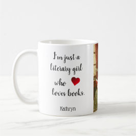 Personalized Mug "Literary Girl" Koffiemok
