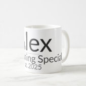 Personalized Mug Template – Custom Text & Name Des (Devant droit)