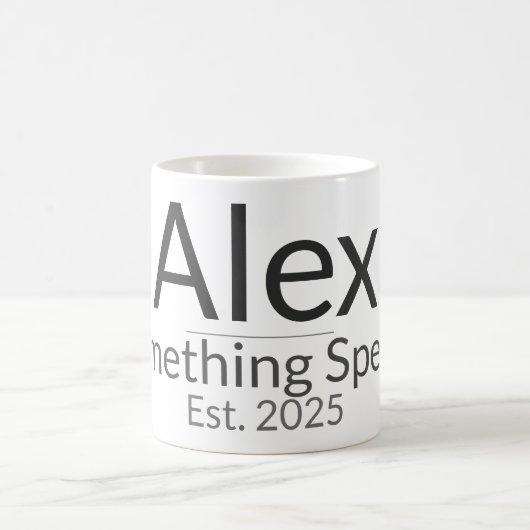 Personalized Mug Template – Custom Text & Name Des (Centre)