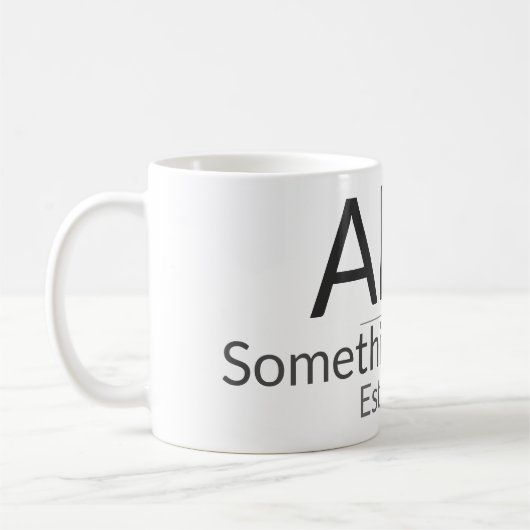Personalized Mug Template – Custom Text & Name Des (Gauche)