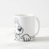 Personalized mug with a dog design (Devant droit)