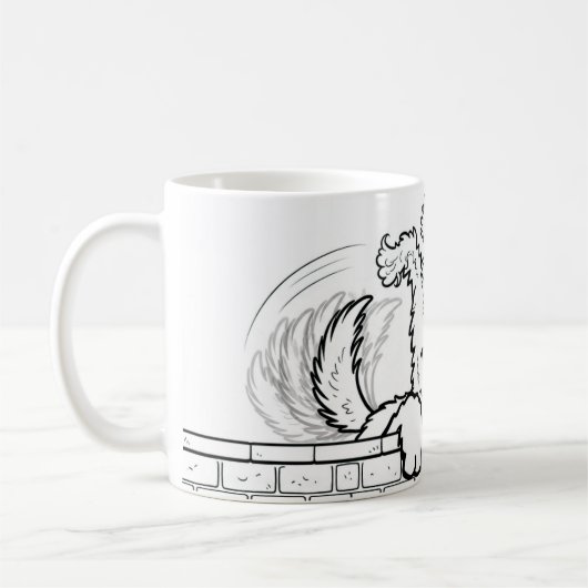 Personalized mug with a dog design (Gauche)