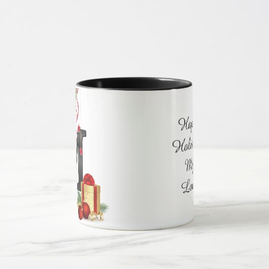 Personalized Mug with Letter (Centre)