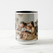 Personalized mug with monogram and family photo (Centre)