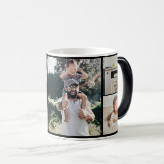PERSONALIZED MUG, WITH PHOTOS FOR THE HAPPIEST DAD MAGISCHE MOK