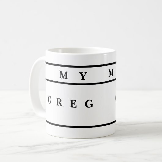 personalized Mugs With Names (Devant gauche)
