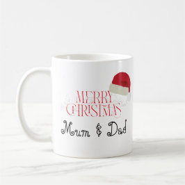 Personalized Mum & Dad Photo Mug - Christmas Gift Koffiemok