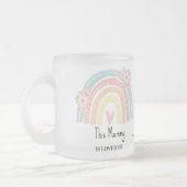 Personalized Mum's Rainbow & Floral Mug (Gauche)