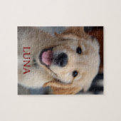 Personalized My Dog Photo and Name Puzzle Gift Legpuzzel (Horizontaal)