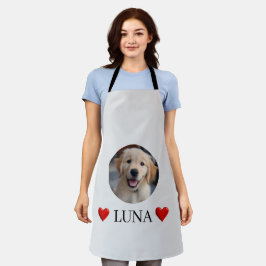 Personalized My Dog Photo & Name Apron Schort