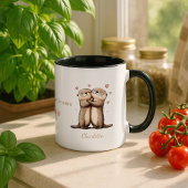 Personalized My Heart Is Yours Otter Mug