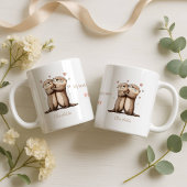 Personalized My Heart Is Yours Otter Mug