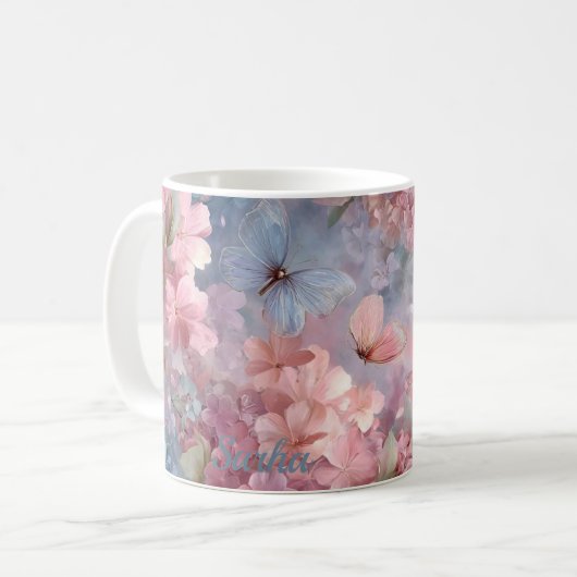 Personalized Mystic Butterfly Mug (Devant gauche)