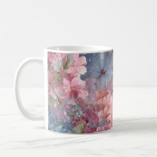 Personalized Mystic Butterfly Mug (Gauche)