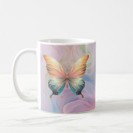 Personalized Mystic Butterfly Mug (Gauche)