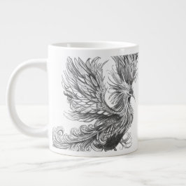 Personalized Mythological Phoenix Mug  Extra Grote Beker