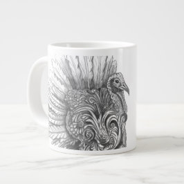 Personalized Mythological Turkey Mug Extra Grote Beker