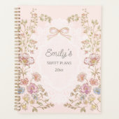 Personalized Name 2026 Weekly Monthly Floral  (Devant)