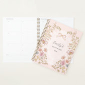 Personalized Name 2026 Weekly Monthly Floral  Planner (Display)
