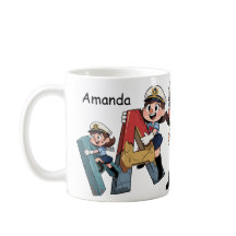 Personalized Name & A Sailor Cartoon Character
