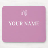Personalized Name and Initials Custom Design Muismat (Voorkant)