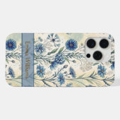Personalized Name Blue Wildflowers (Verso Horizontal)