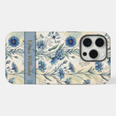 Personalized Name Blue Wildflowers (Verso Horizontal)