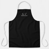 Personalized name, Custom barista apron Schort (Voorkant)