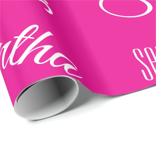 Personalized Name Custom Cadeaupapier (Rol Hoek)