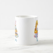 Personalized Name Easter Excavator Mug for Kids (Centre)