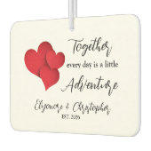 Personalized Name Est Together Every Day Adventure Luchtverfrisser (Links)