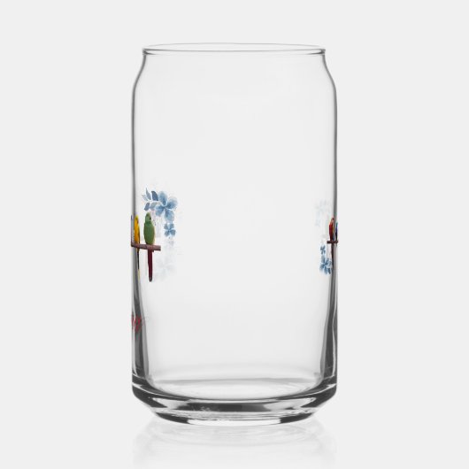 Personalized name floral birds  (Gauche)