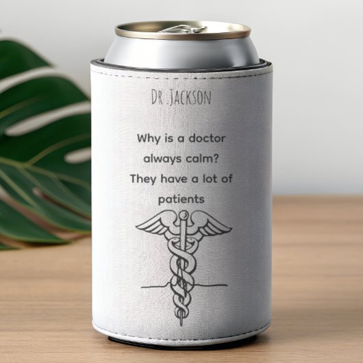 Personalized Name  funny  puns minimalist doctor Flesjeskoeler