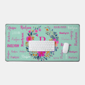 Personalized Name Initial Add Your Name (Clavier et souris)